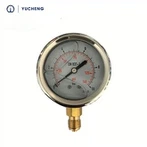 مائع بھرا ہوا اور لیک پروف پریشر گیج