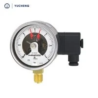 IP65 الیکٹریکل رابطہ پریشر گیج پینل ماؤنٹ