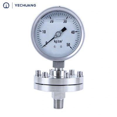 4" Psq ڈایافرام سیل پریشر گیج